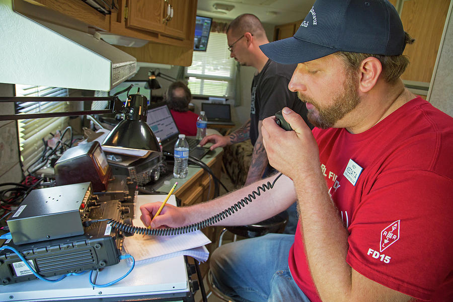 Amateur Radio Operators Photograph By Jim West 