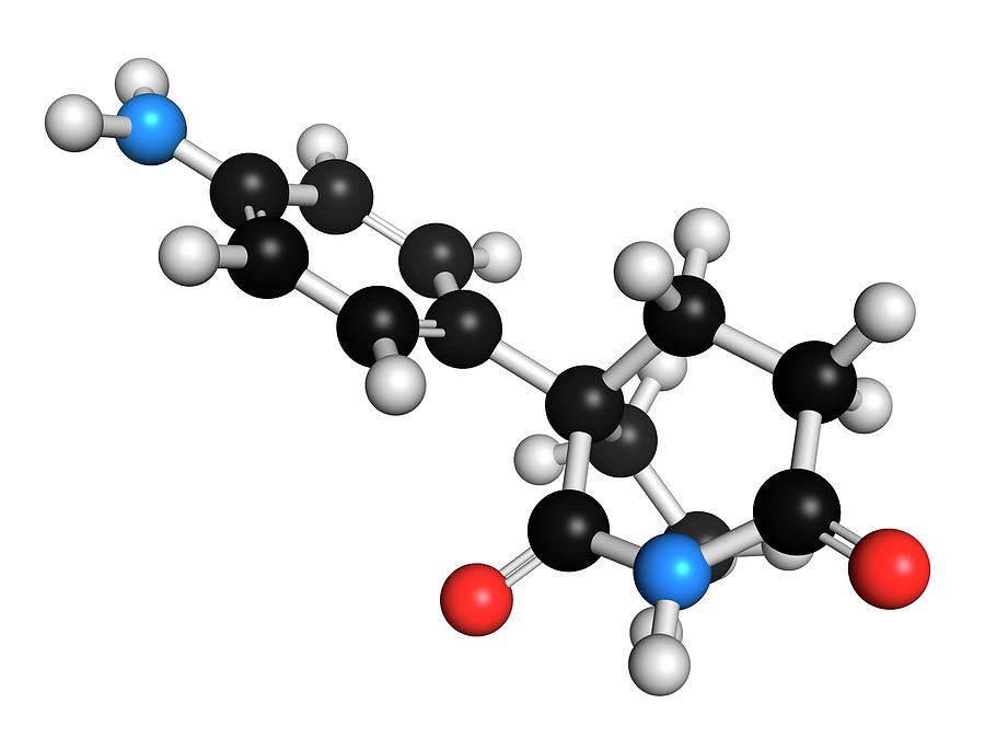 Steroid Photograph - Aminoglutethimide Anti-steroid Molecule #3 by Molekuul