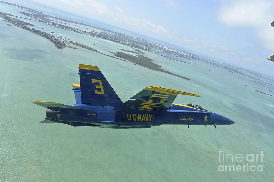 An Fa18 Of The Blue Angels Photograph by Stocktrek Images