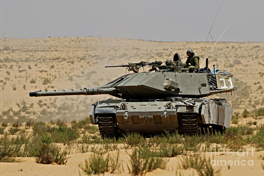 Transportation Photograph - An Israel Defense Force Magach 7 Main #3 by Ofer Zidon