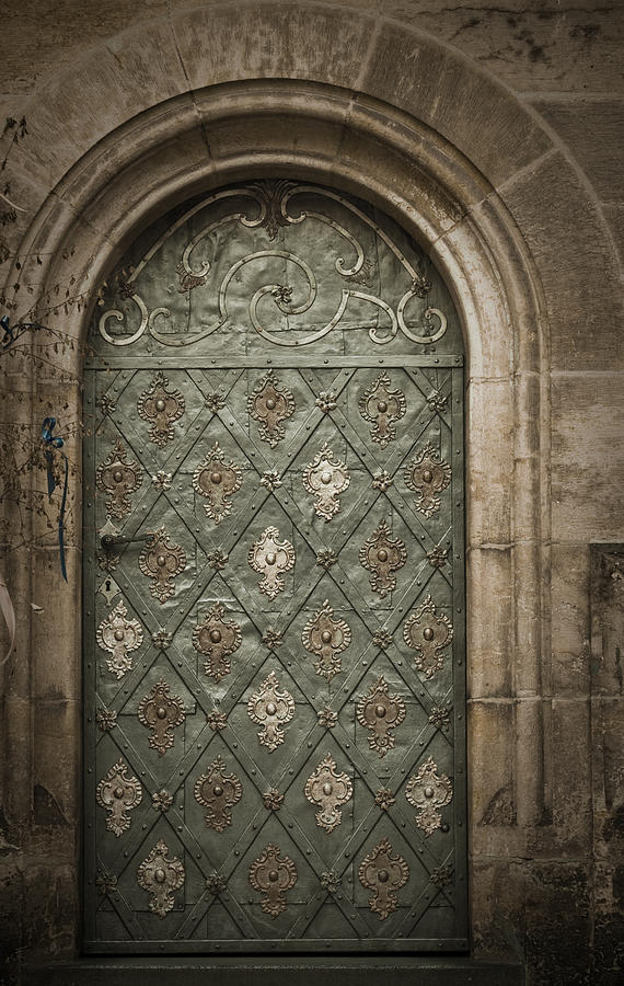 Ancient door #4 Photograph by Maria Heyens