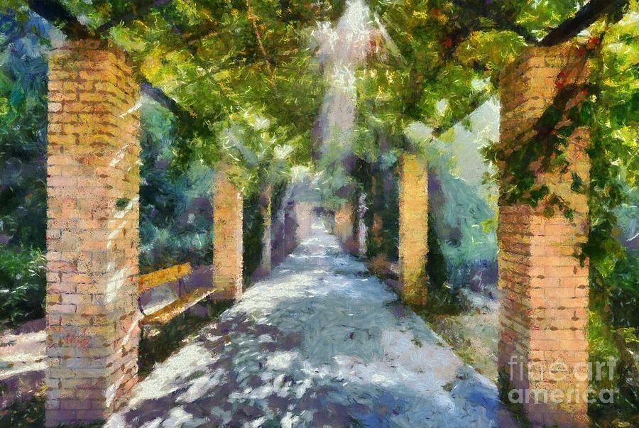 Archway #1 Painting by George Atsametakis