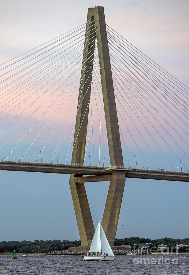 Arthur Ravenel Jr Bridge in Charleston South Carolina #1 Photograph by David Oppenheimer
