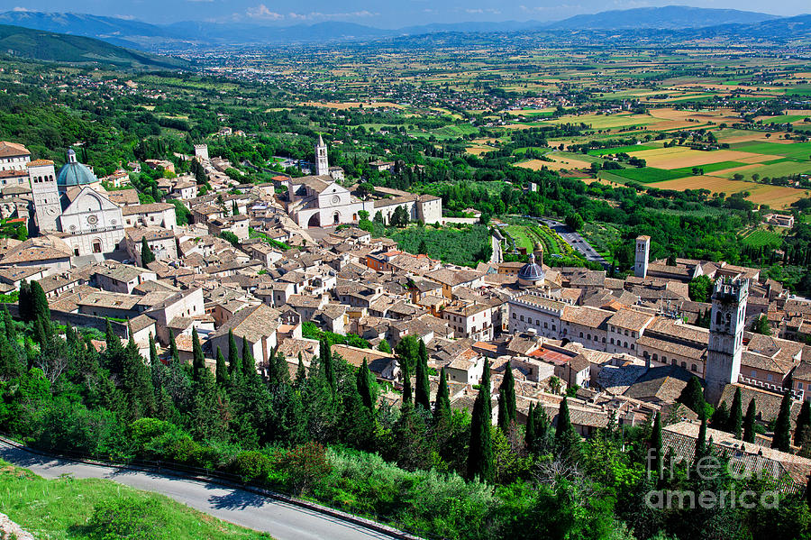 Assisi View #3 Photograph by Gualtiero Boffi