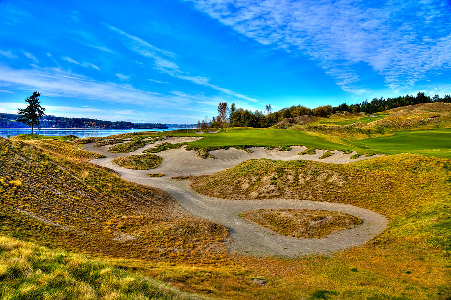 #3 at Chambers Bay Golf Course - Location of the 2015 U.S. Open Championship #3 Photograph by David Patterson