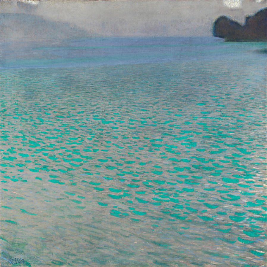 Attersee #3 Painting by Gustav Klimt