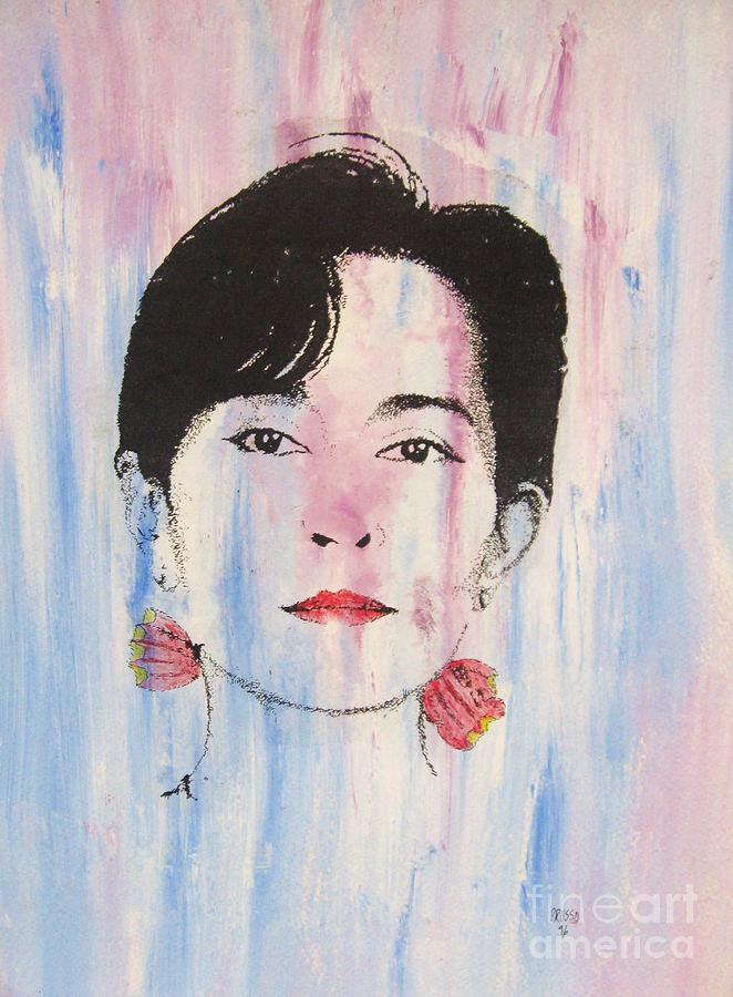 Aung San Suu Kyi #2 Painting by Thea Recuerdo