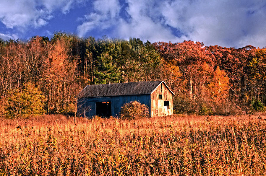 Barn Photograph - Autumn Barn #3 by Cheryl Cencich
