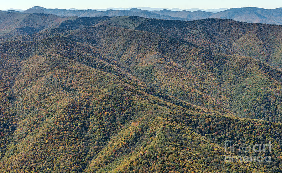 Autumn Colors Along The Blue Ridge Parkway in Western North Carolina #7 Photograph by David Oppenheimer