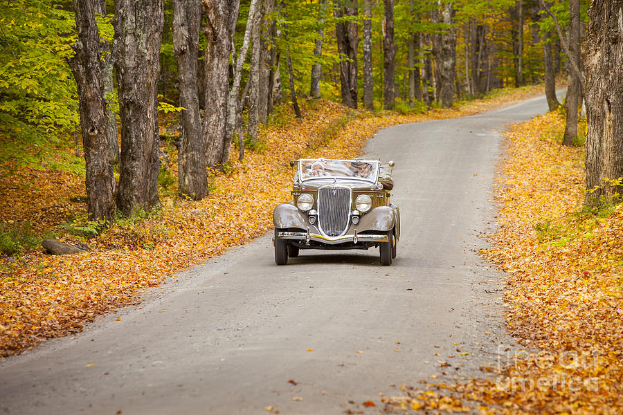 Autumn Road #3 Photograph by Brian Jannsen