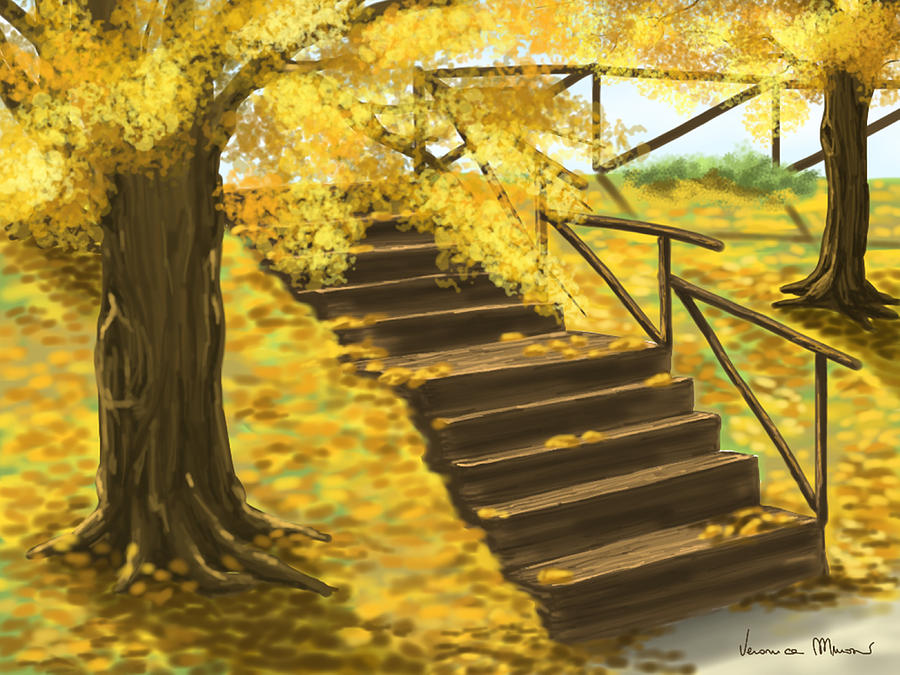 Autumn #2 Painting by Veronica Minozzi
