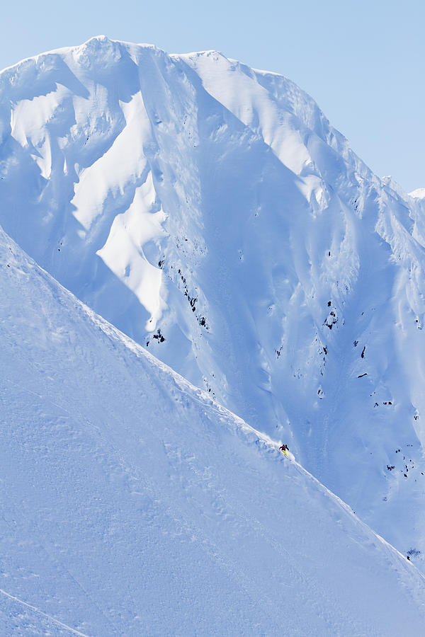 Backcountry Skiing In The Chugach #3 Photograph by Scott Dickerson