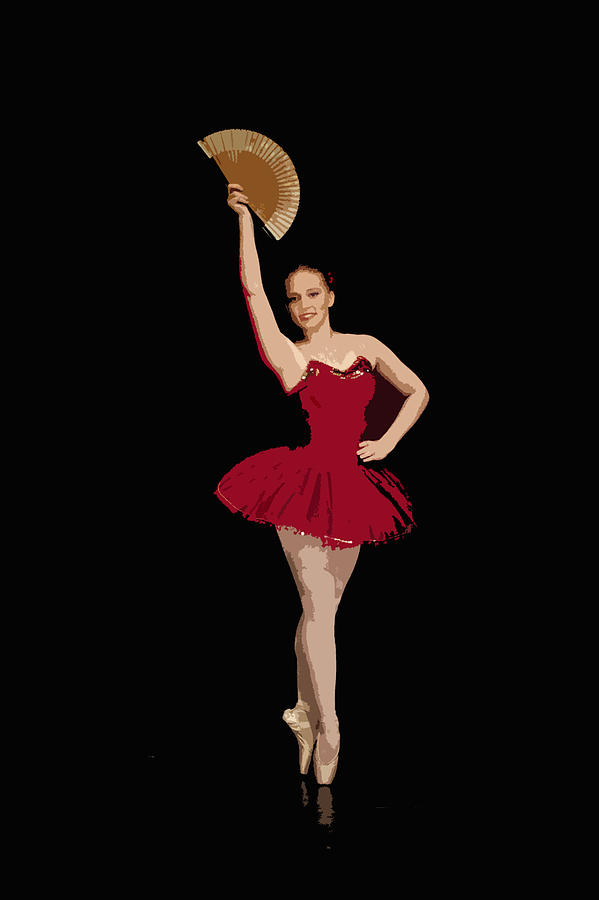 Ballerina Warhol style #3 Photograph by Jouko Lehto