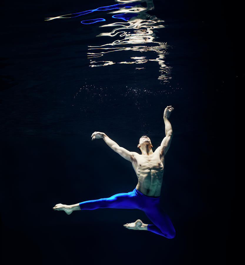 Ballet Dancer Underwater #3 Photograph by Henrik Sorensen