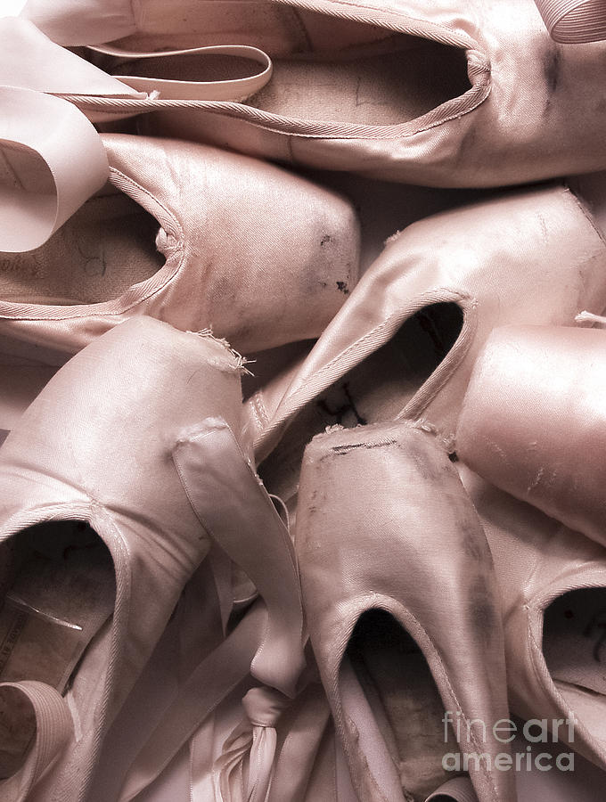 Still Life Photograph - Ballet Slippers #2 by Diane Diederich