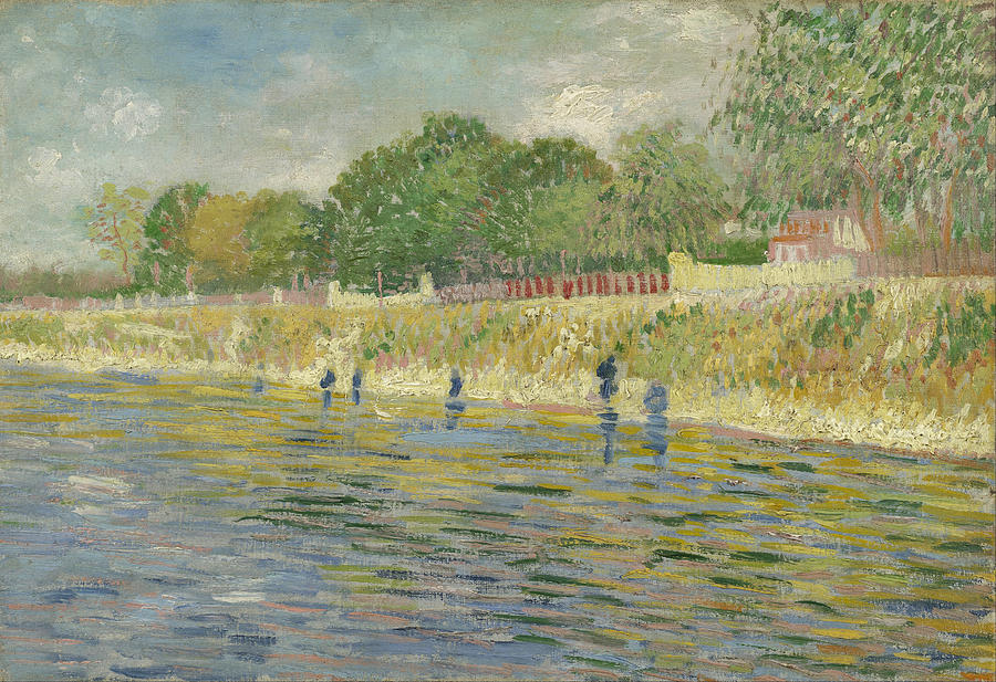 Bank Of The Seine Painting by Vincent Van Gogh