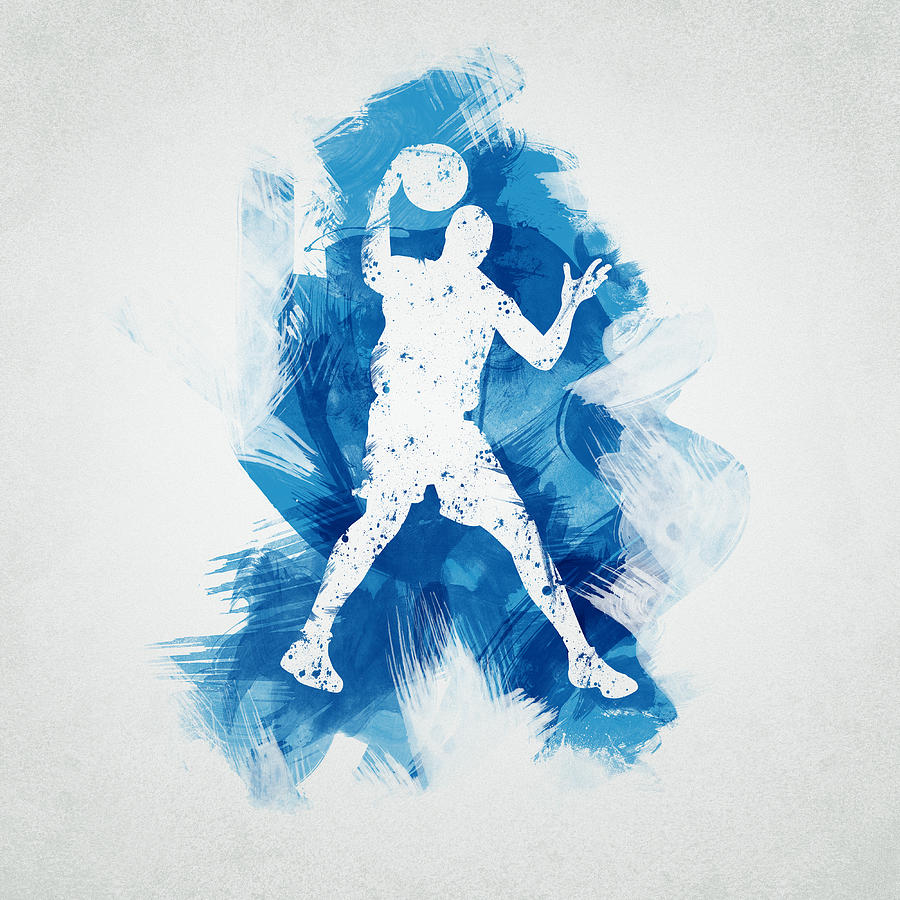 Abstract Digital Art - Basketball Player #4 by Aged Pixel