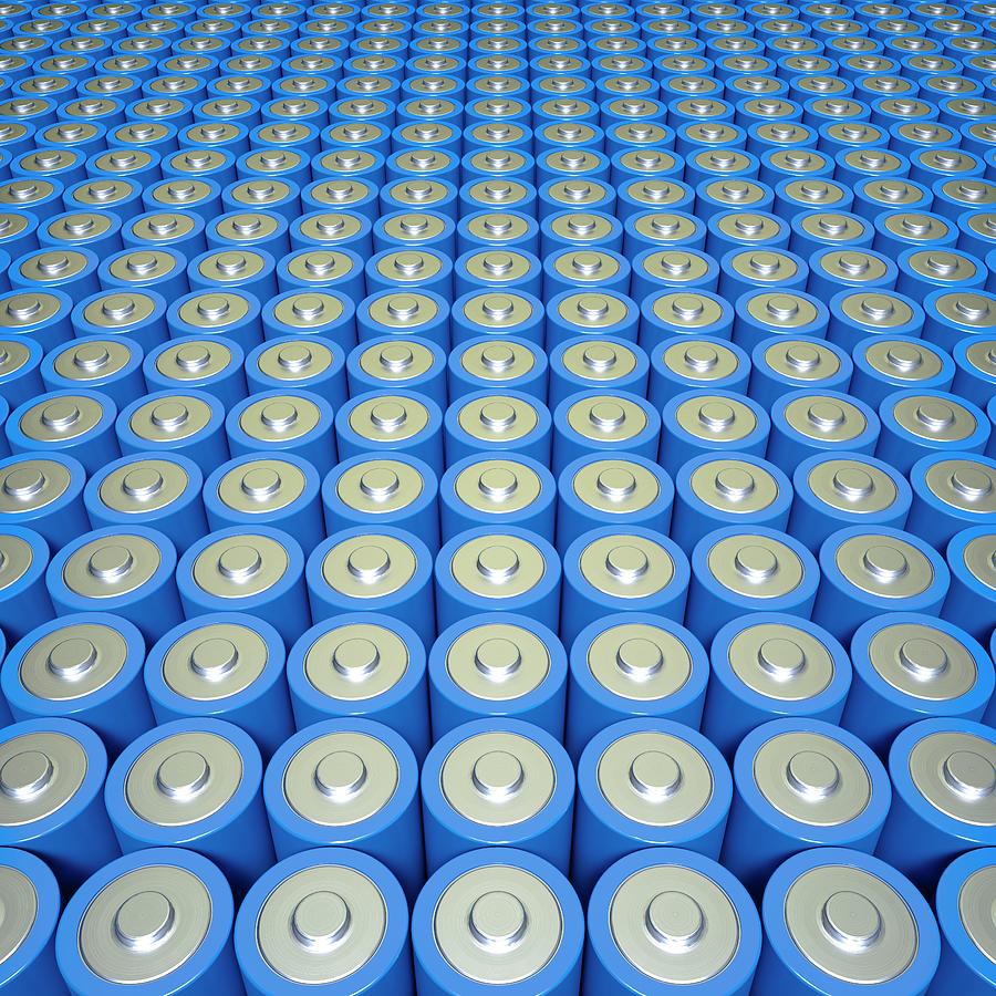 Battery Or Supercapacitor Array #3 Photograph by David Parker/science Photo Library