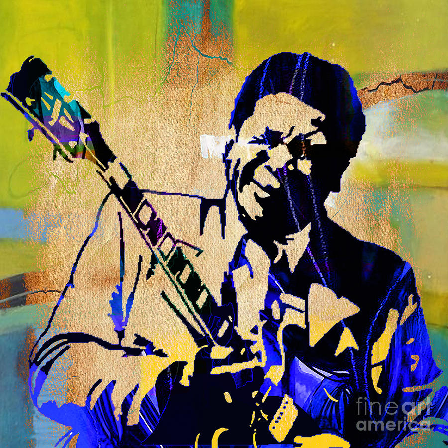 BB King Collection #21 Mixed Media by Marvin Blaine