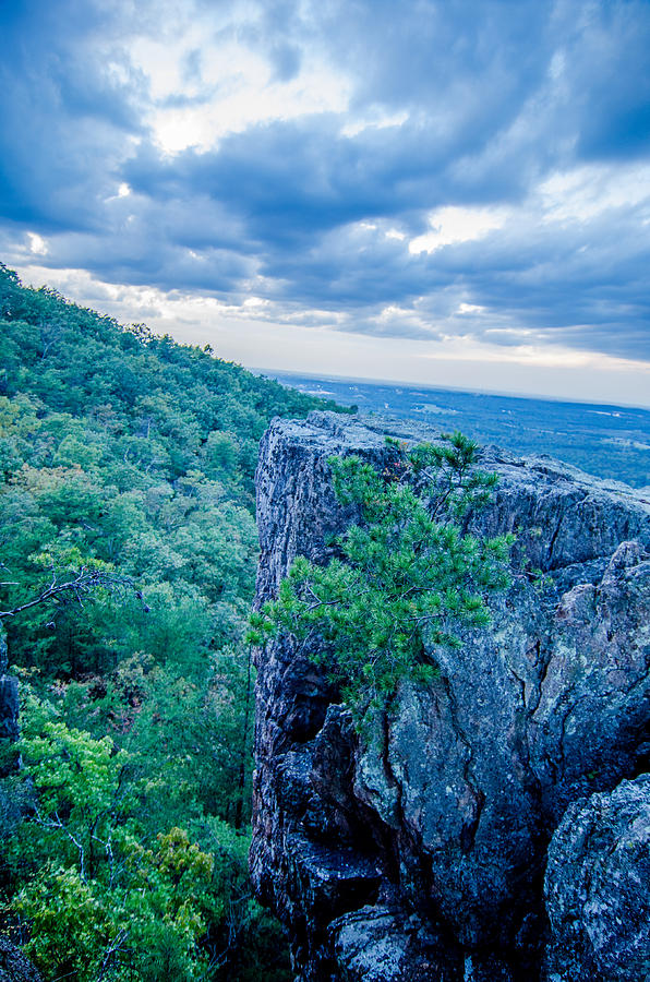 Beautiful Aerial Landscape Views From Crowders Mountain Near Gas #3 Photograph by Alex Grichenko