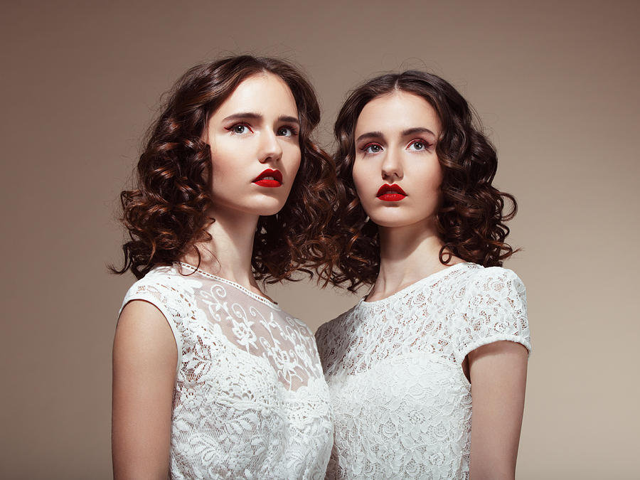 Beautiful twins #3 Photograph by Lambada