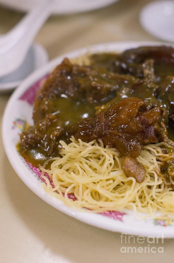 Beef Brisket Noodle In Hong Kong Photograph