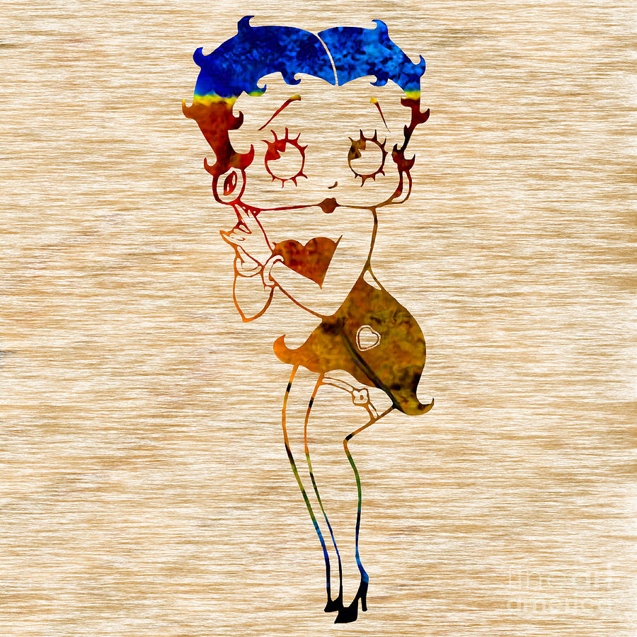 Betty Boop #3 Mixed Media by Marvin Blaine