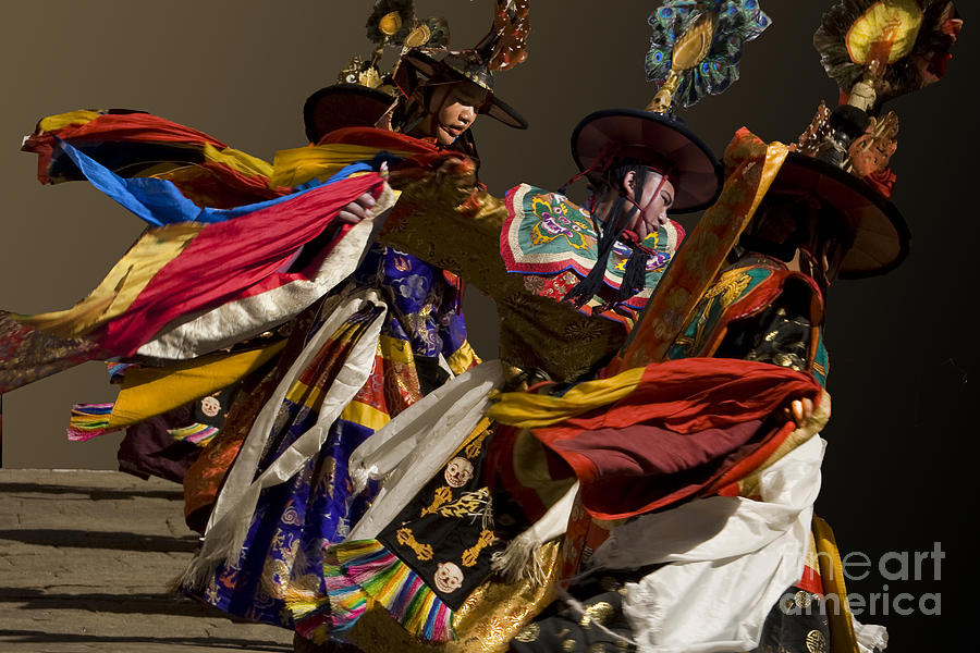 Bhutanese festival #3 Digital Art by Angelika Drake