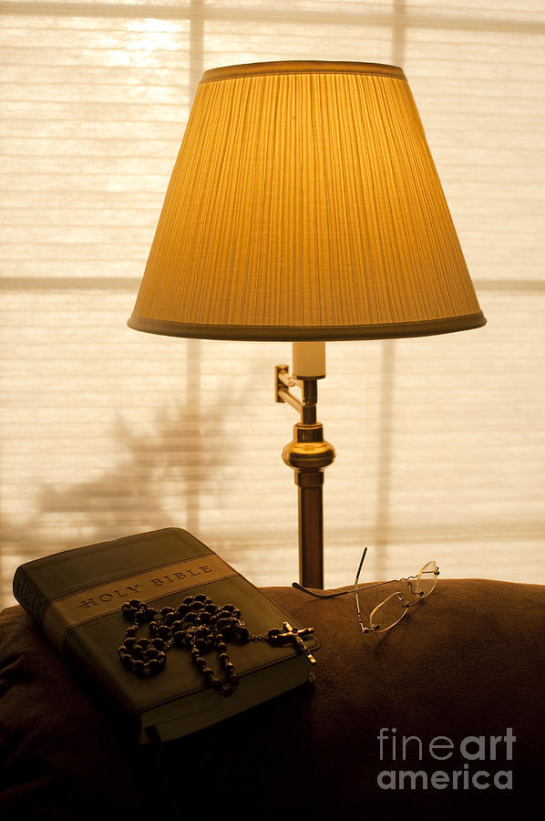 Bible Lamp Light #3 Photograph by Jim Corwin