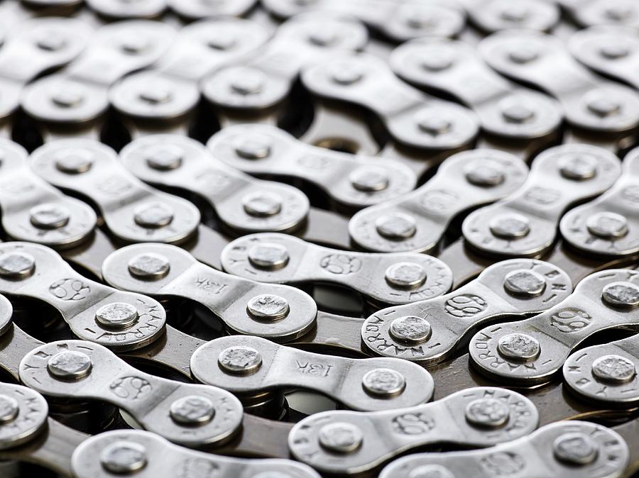 Bicycle Chain #3 Photograph by Science Photo Library