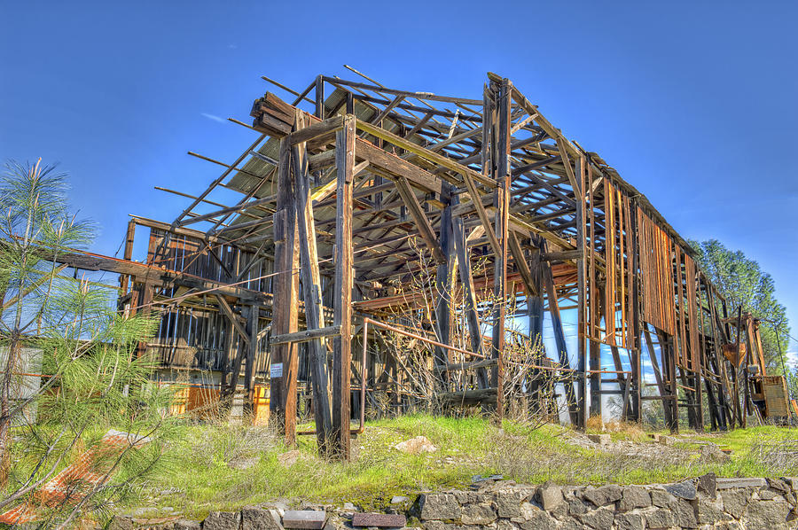 Big Gun Quarry Processing Building Photograph by Jim Thompson