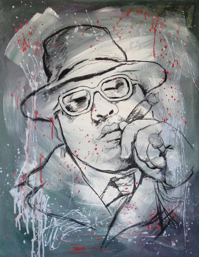 Portrait Painting - Biggie Smalls art painting poster #3 by Kim Wang