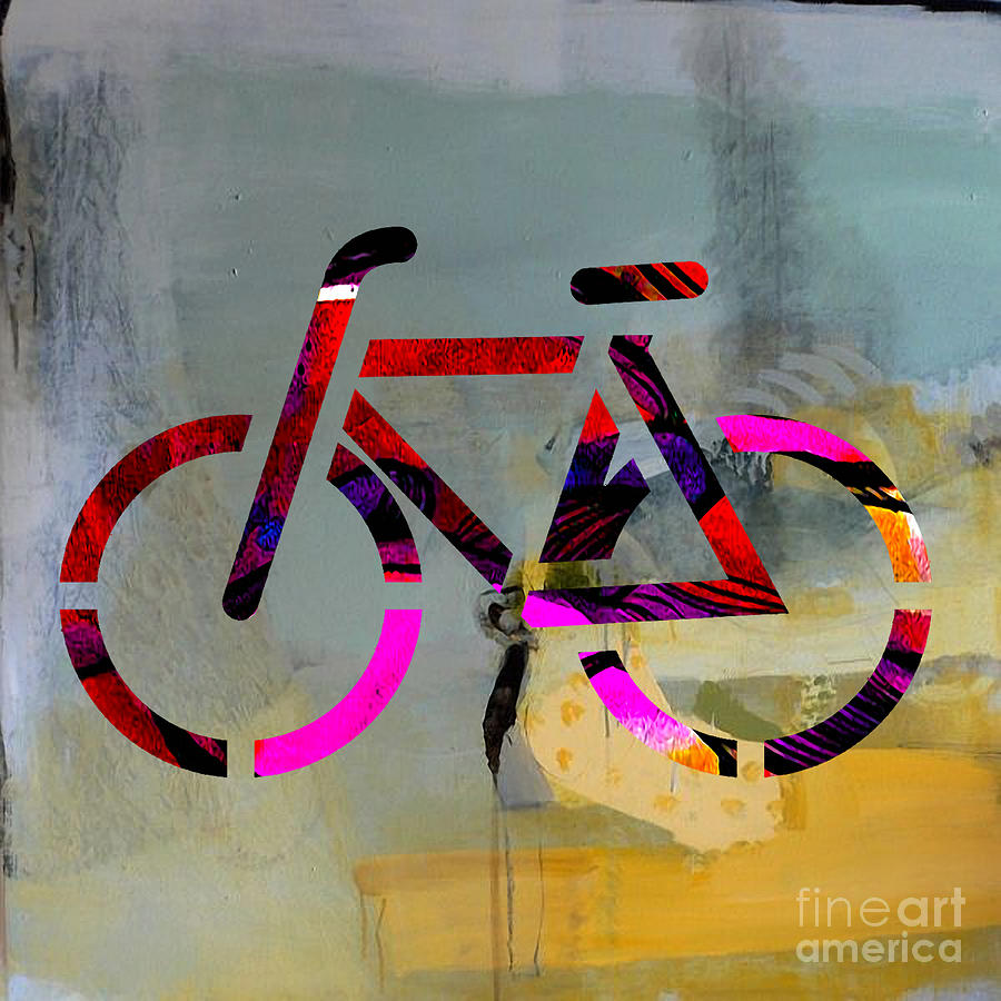 Bike #3 Mixed Media by Marvin Blaine
