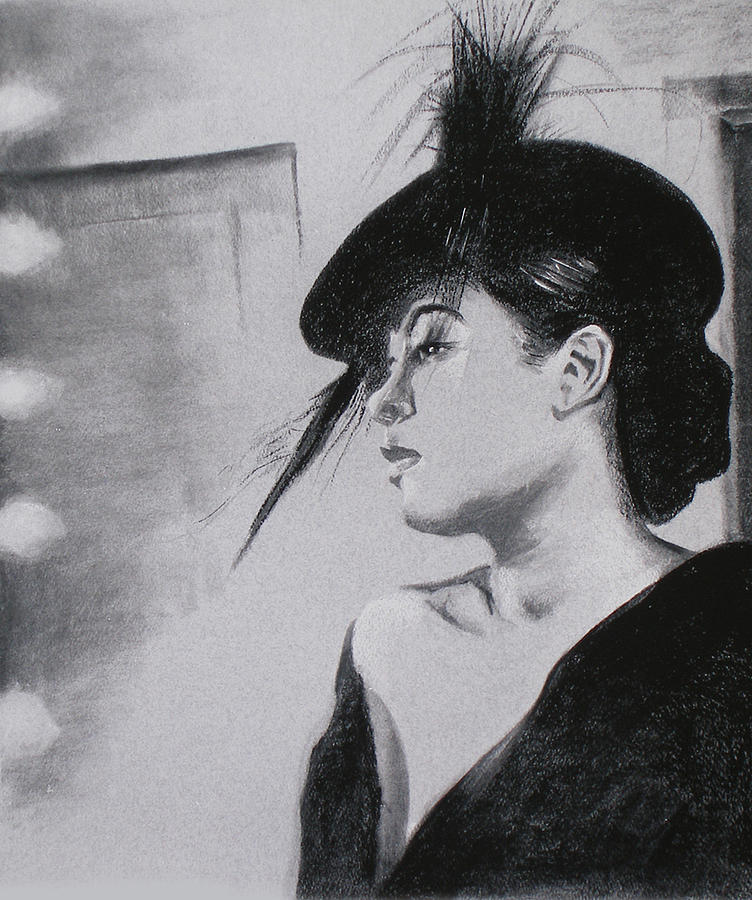 Billie Holiday  #3 Painting by Suzanne Giuriati Cerny