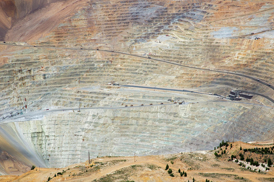 Bingham Canyon Copper Mine Photograph by Jim West Fine Art America