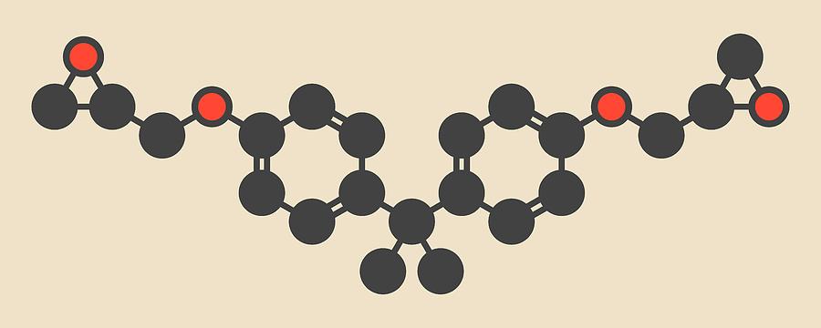 Can Photograph - Bisphenol Molecule #3 by Molekuul