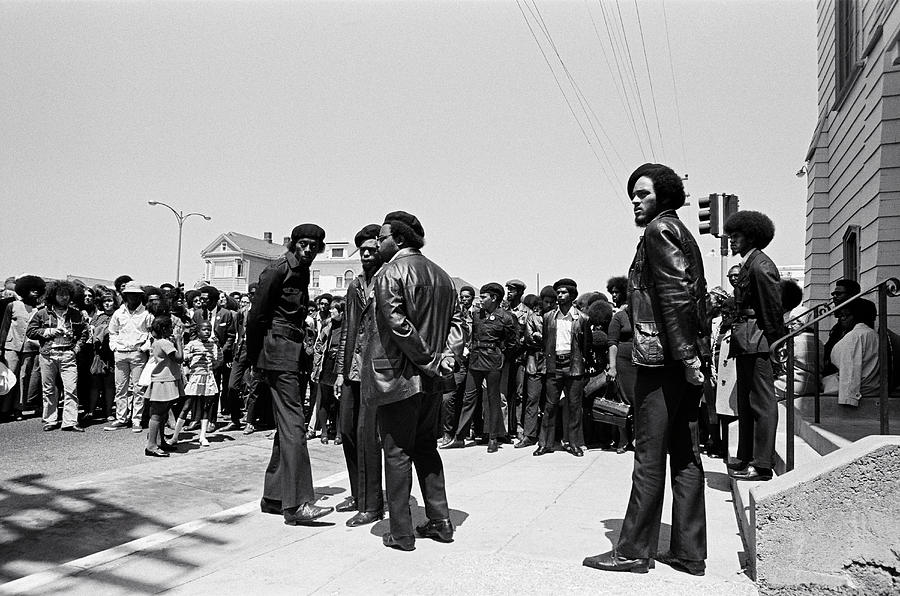 Black Panther Funeral #3 Photograph by Underwood Archives