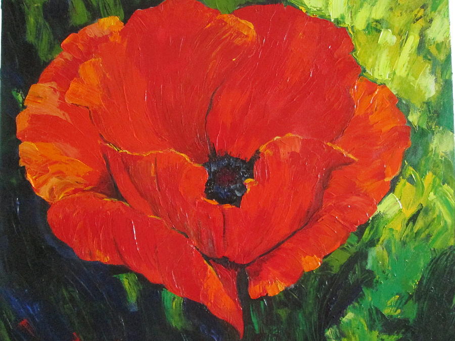 Blooming #2 Painting by Rosie Sherman