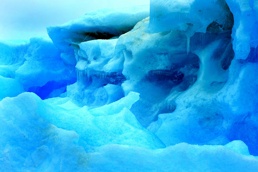 Blue Iceberg Antarctica #3 Photograph by Amanda Stadther