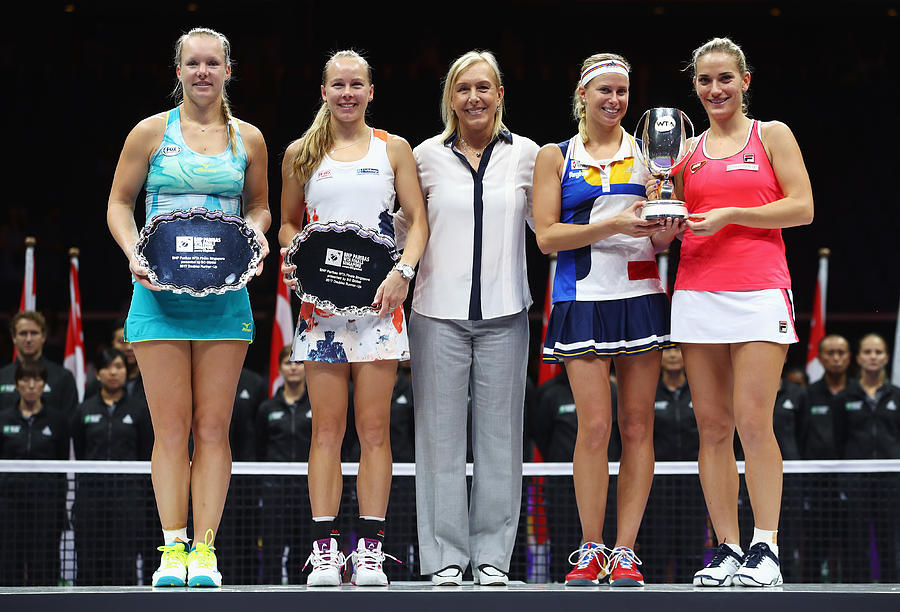 BNP Paribas WTA Finals Singapore presented by SC Global - Day 8 #3 Photograph by Clive Brunskill