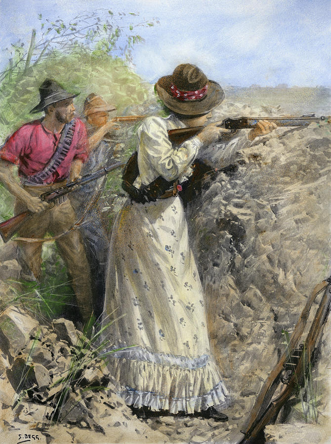 Boer War, 1900 #4 Drawing by Granger
