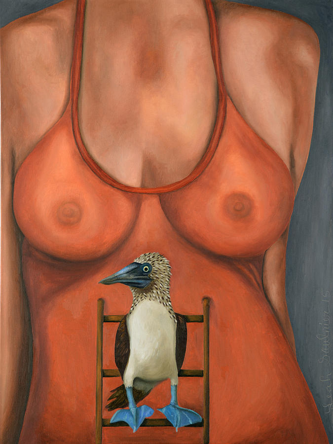 3 Boobies Painting by Leah Saulnier The Painting Maniac
