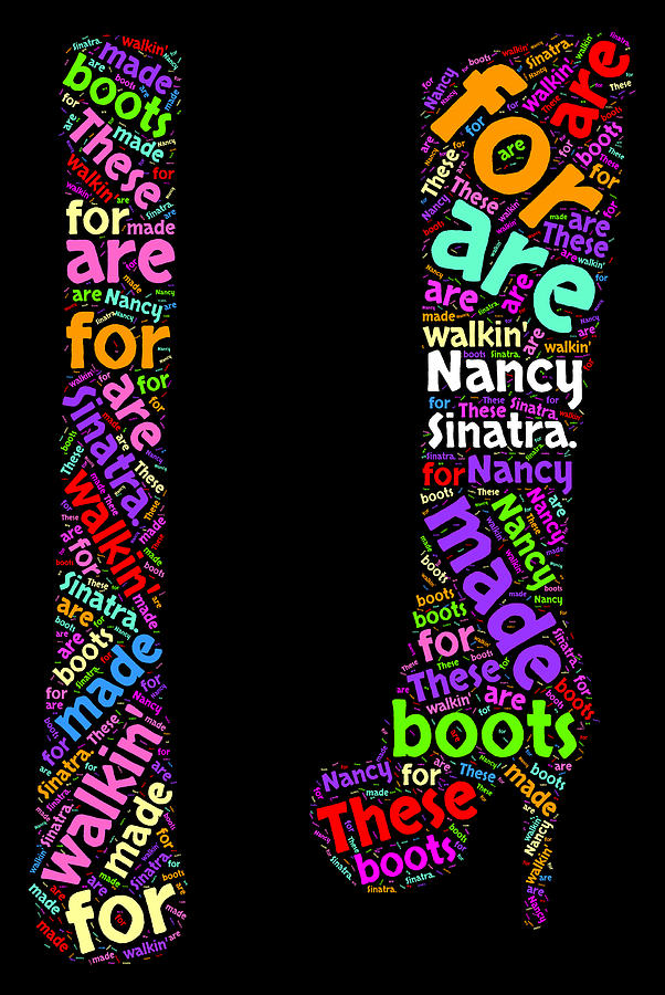 Boots by Nancy Sinatra #3 Painting by Bruce Nutting