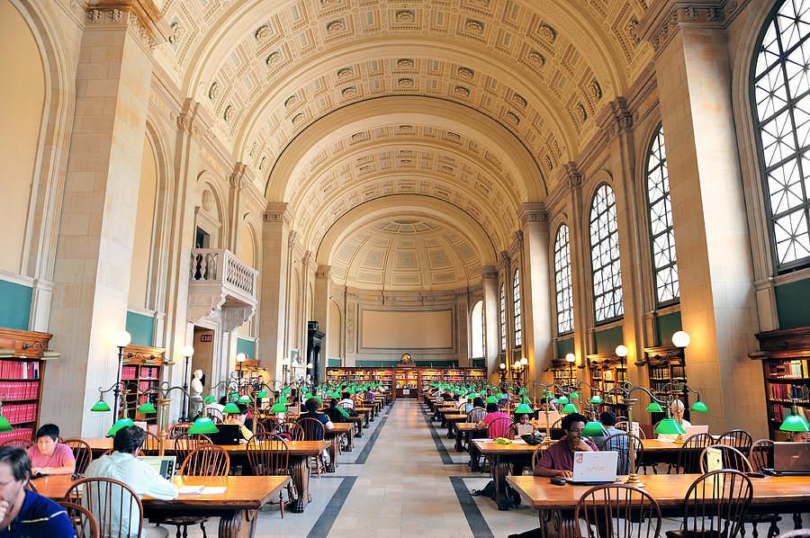 Boston Public Library #3 Photograph by Songquan Deng