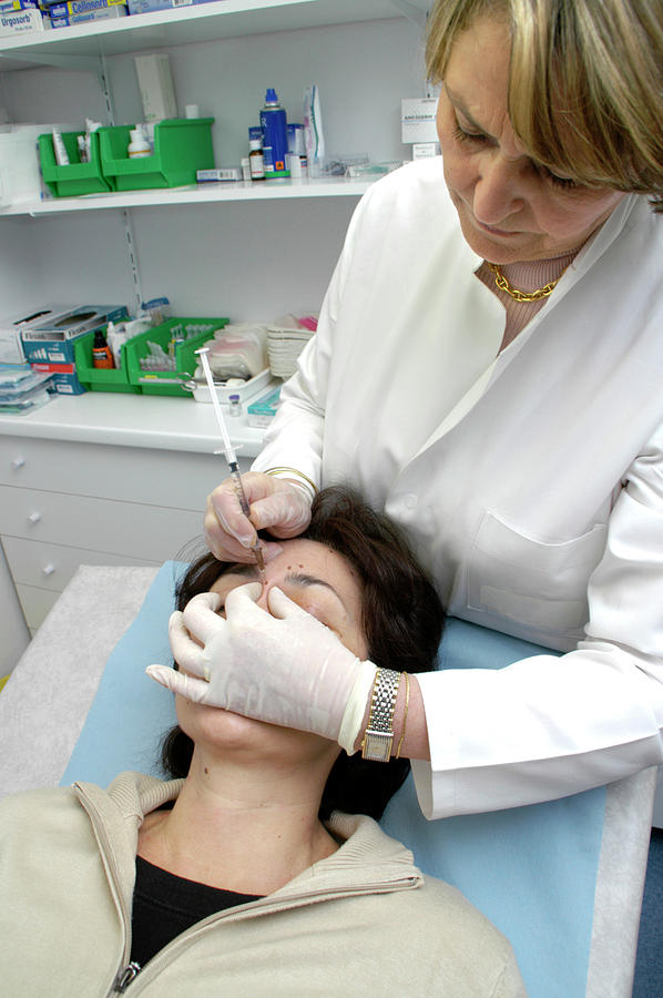 Botox Treatment #3 Photograph by Aj Photo/hop Americain/science Photo Library