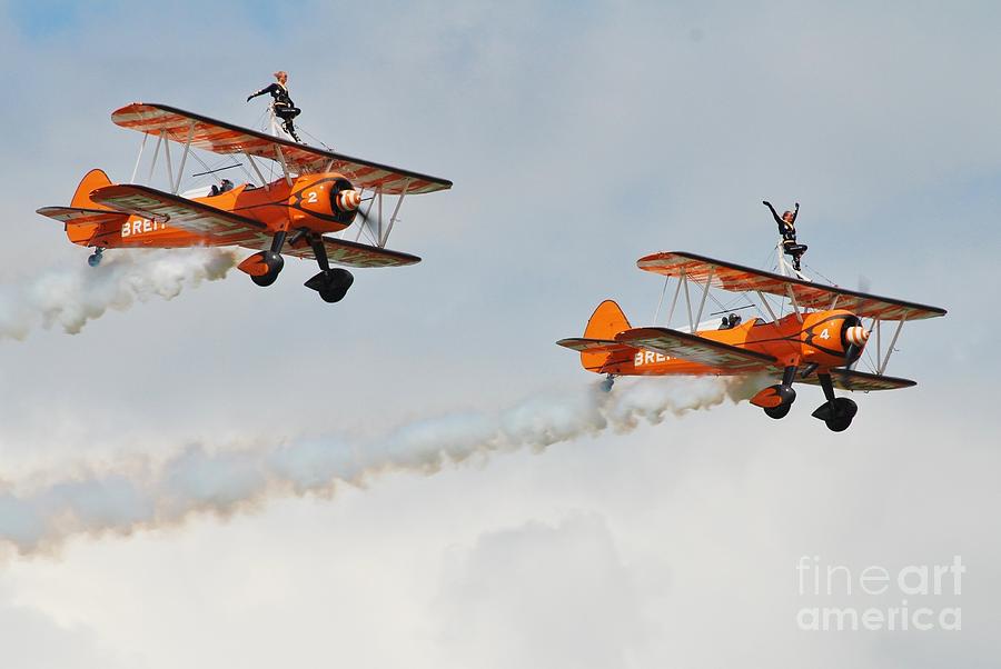 Breitling Wing Walkers #3 Photograph by David Fowler