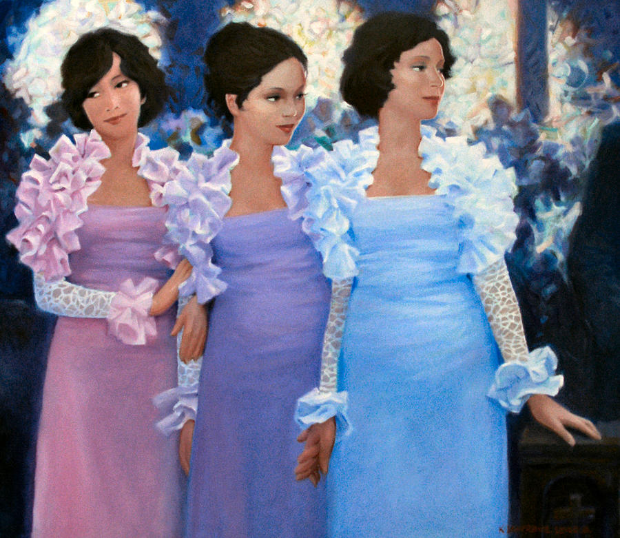 Brides Maids #3 Painting by Kevin Leveque