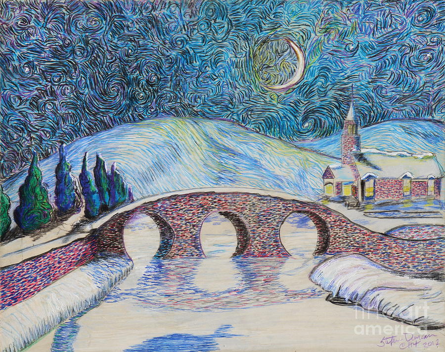 Bridge To Eternity #3 Painting by Stefan Duncan