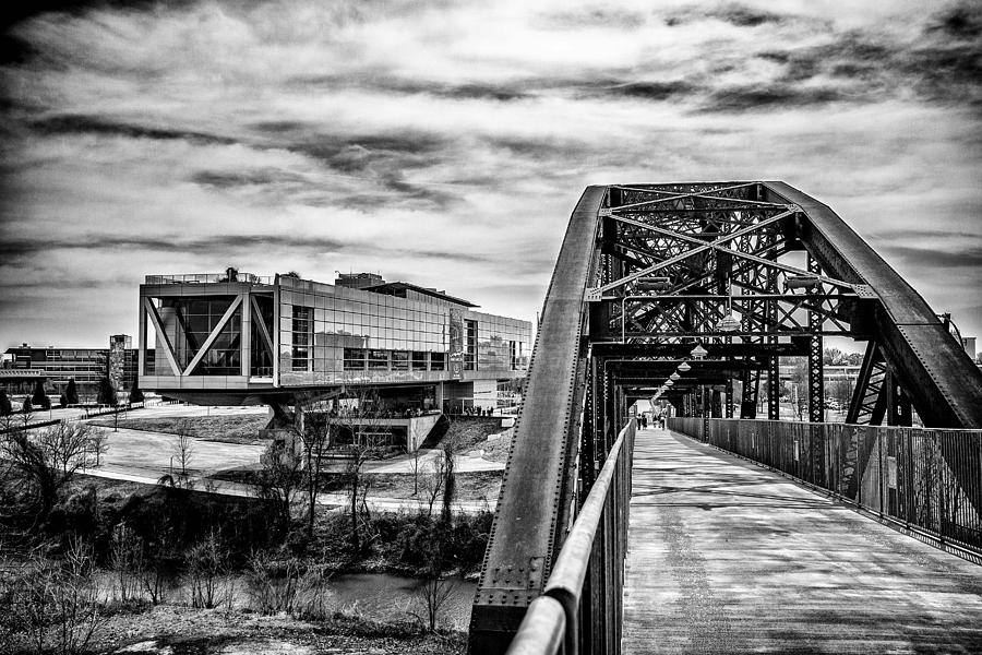 Black And White Photograph - Bridges #3 by Randy Davidson
