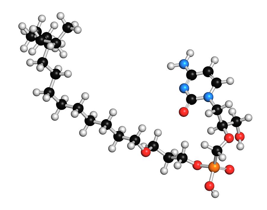 Brincidofovir Antiviral Drug Molecule #3 Photograph by Molekuul